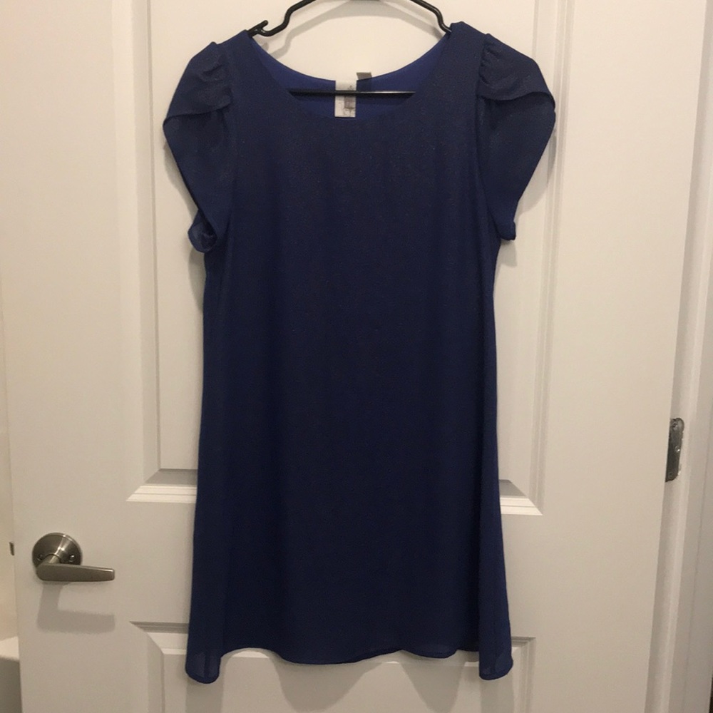 Gorgeous dark blue with gold shimmer Dress